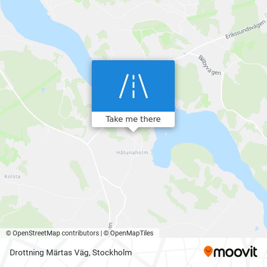 Drottning Märtas Väg map