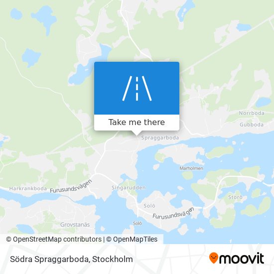 Södra Spraggarboda map