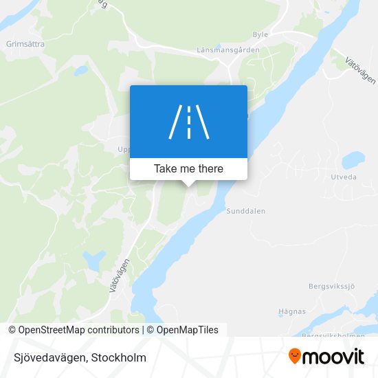 Sjövedavägen map