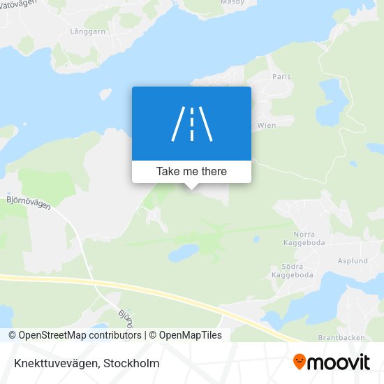Knekttuvevägen map