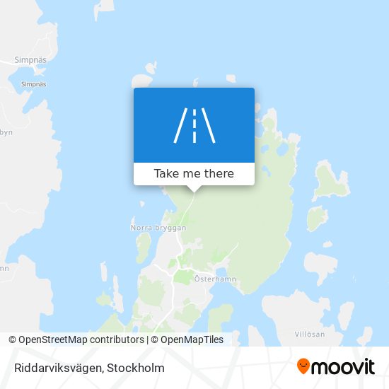 Riddarviksvägen map