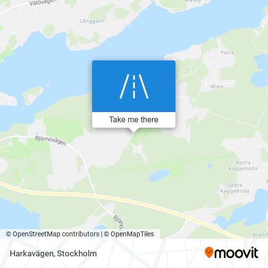 Harkavägen map