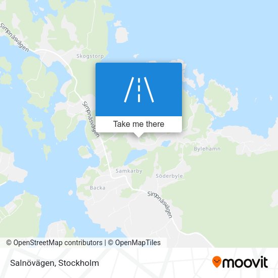Salnövägen map