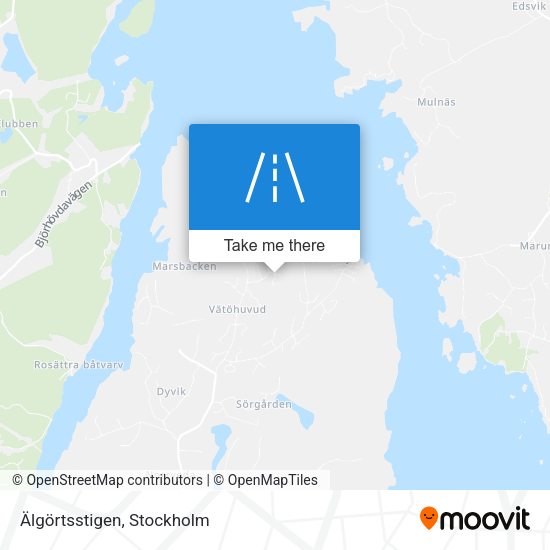 Älgörtsstigen map