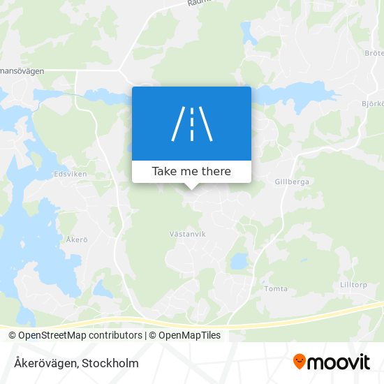 Åkerövägen map