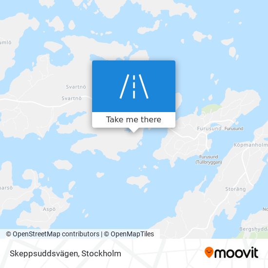 Skeppsuddsvägen map