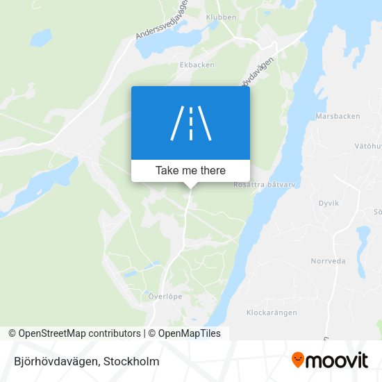 Björhövdavägen map