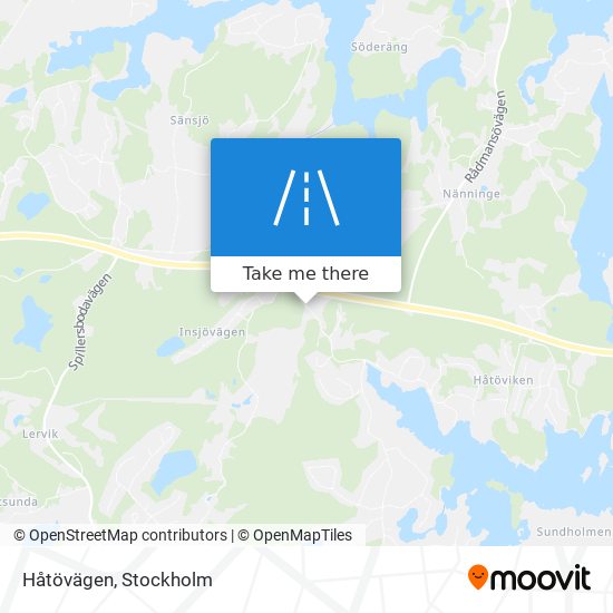 Håtövägen map