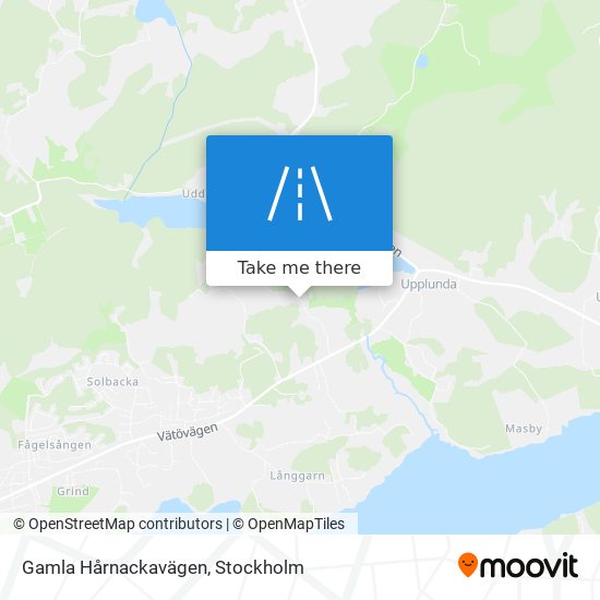 Gamla Hårnackavägen map