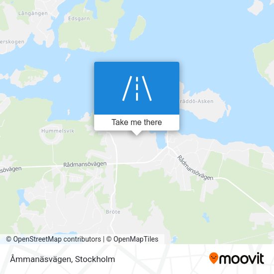 Åmmanäsvägen map