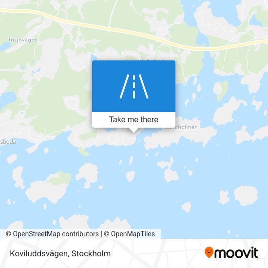 Koviluddsvägen map