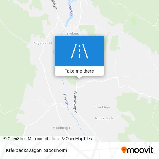 Kråkbacksvägen map