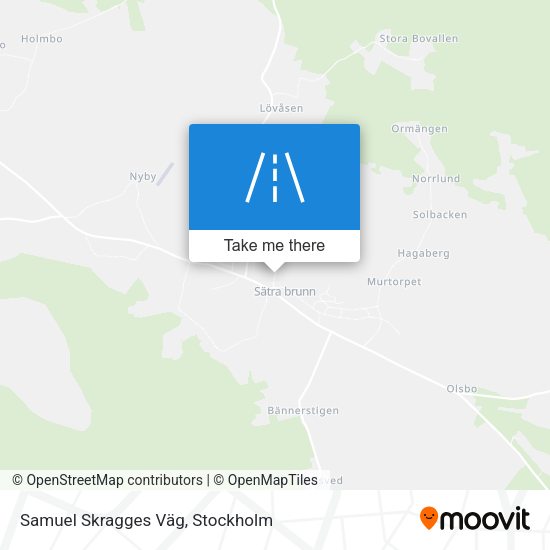 Samuel Skragges Väg map