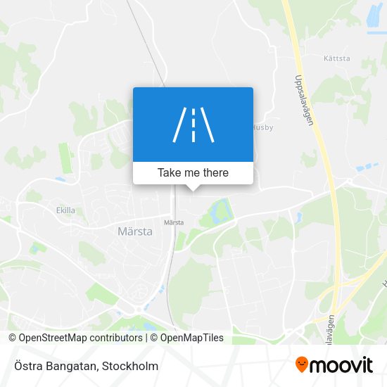 Östra Bangatan map