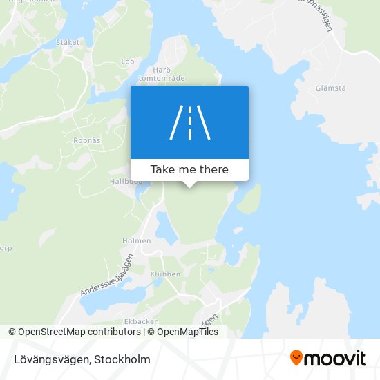 Lövängsvägen map