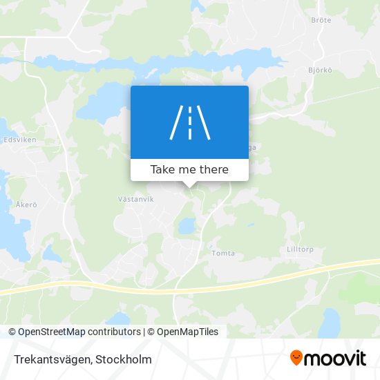 Trekantsvägen map