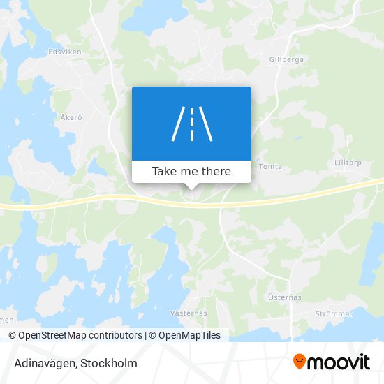 Adinavägen map