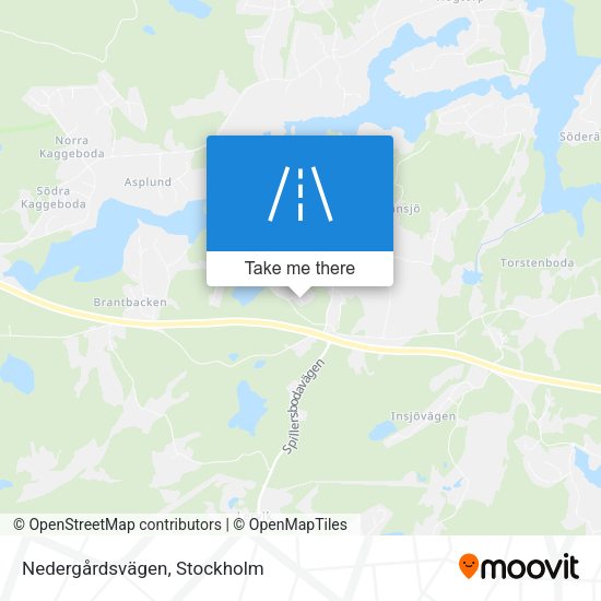 Nedergårdsvägen map