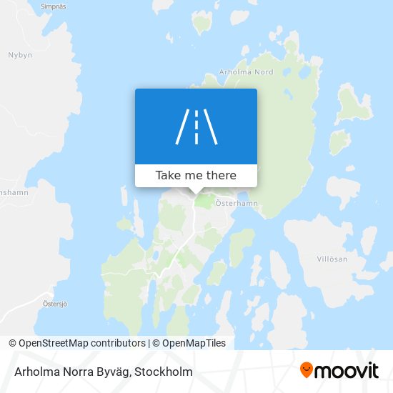 Arholma Norra Byväg map