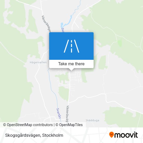 Skogsgårdsvägen map