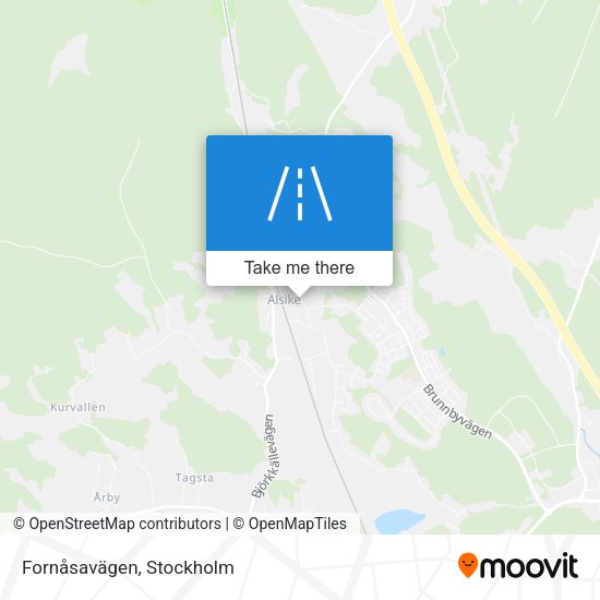Fornåsavägen map