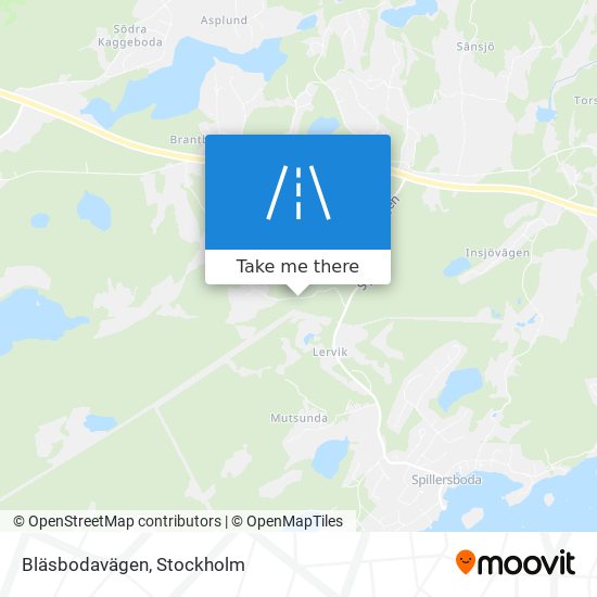 Bläsbodavägen map