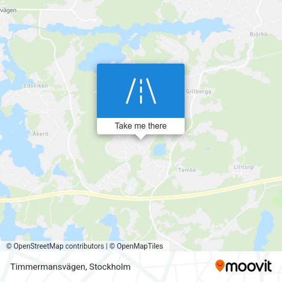 Timmermansvägen map