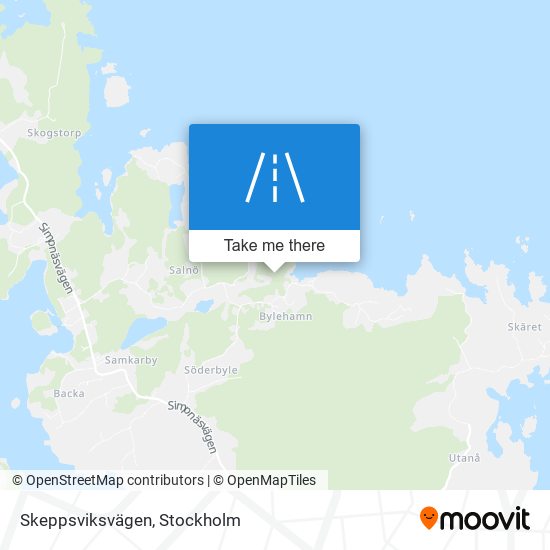 Skeppsviksvägen map