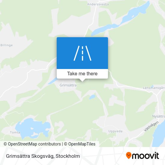 Grimsättra Skogsväg map
