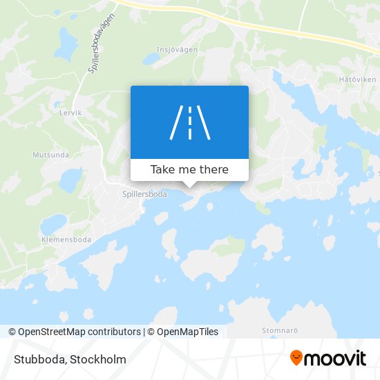 Stubboda map