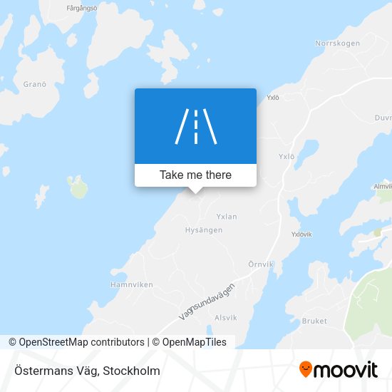 Östermans Väg map