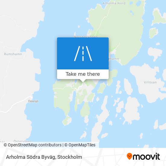 Arholma Södra Byväg map