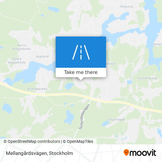 Mellangårdsvägen map