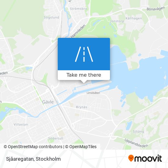 Sjåaregatan map