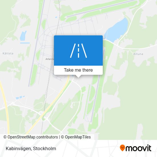 Kabinvägen map