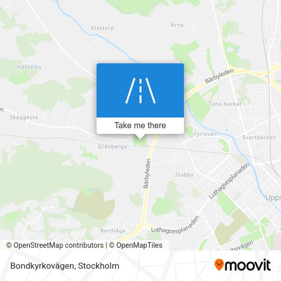 Bondkyrkovägen map