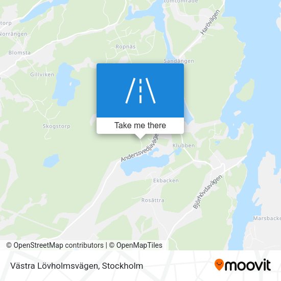 Västra Lövholmsvägen map