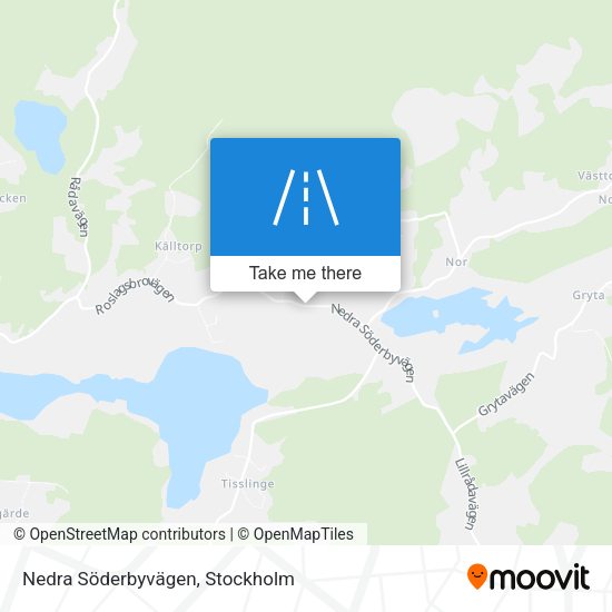 Nedra Söderbyvägen map