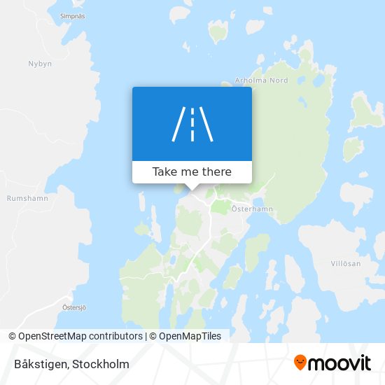 Båkstigen map