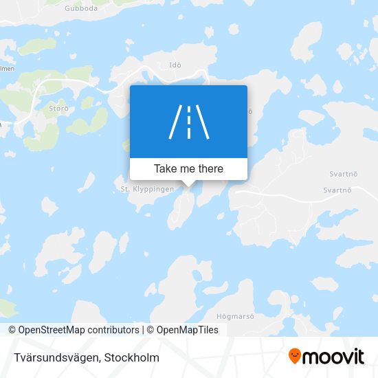 Tvärsundsvägen map