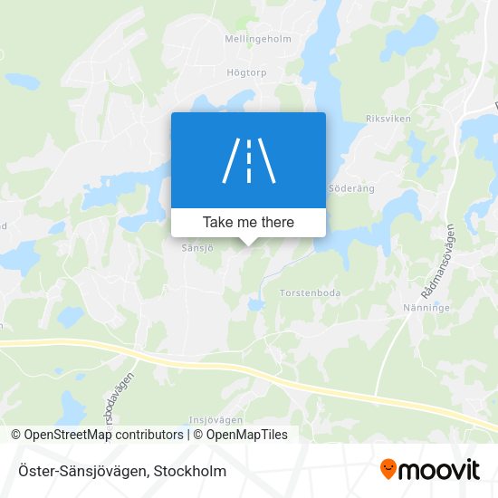 Öster-Sänsjövägen map