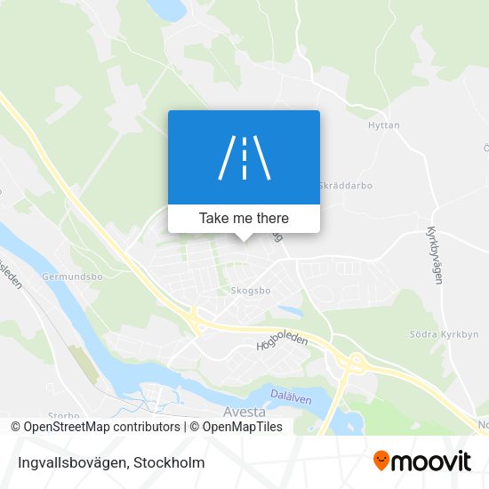 Ingvallsbovägen map