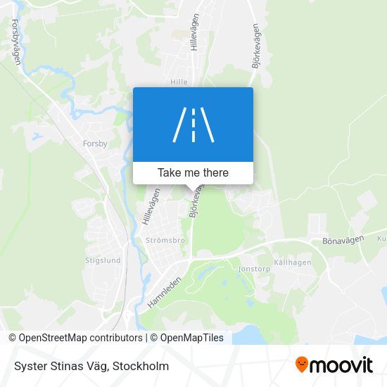 Syster Stinas Väg map