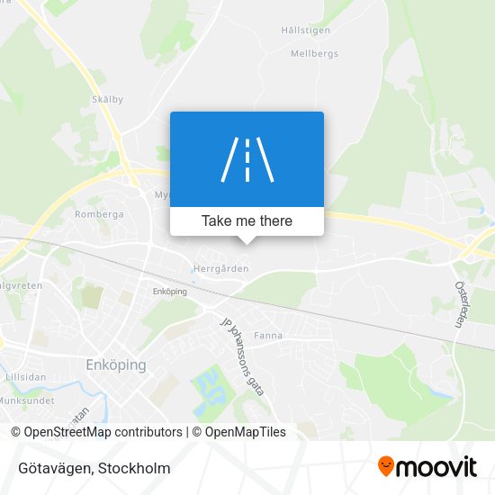 Götavägen map