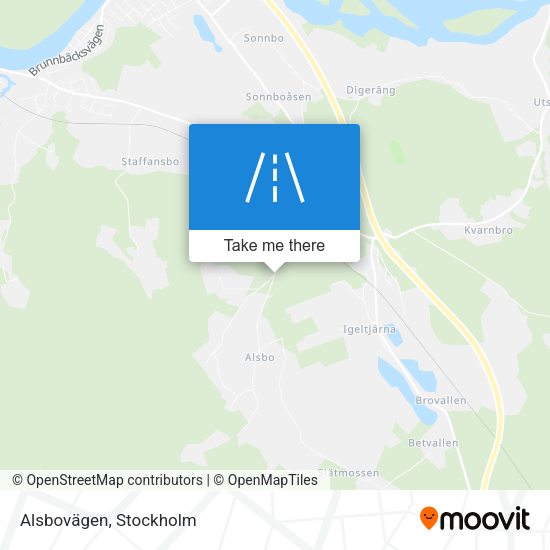 Alsbovägen map