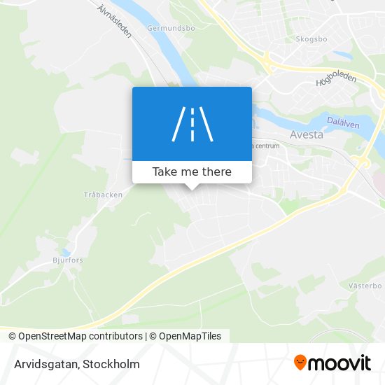 Arvidsgatan map