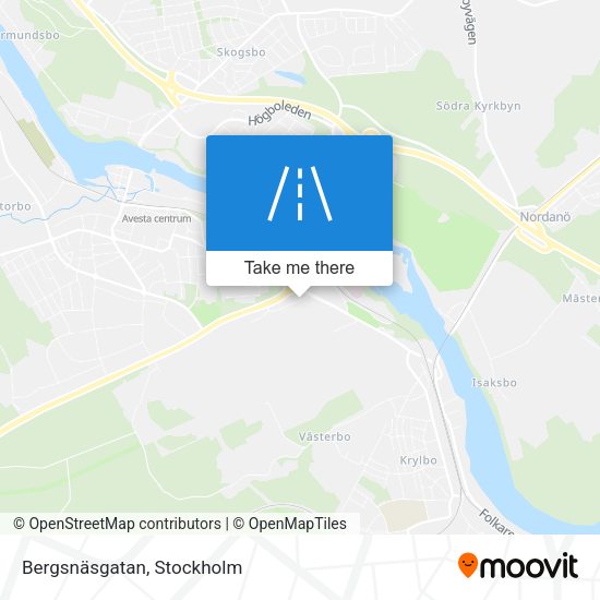 Bergsnäsgatan map