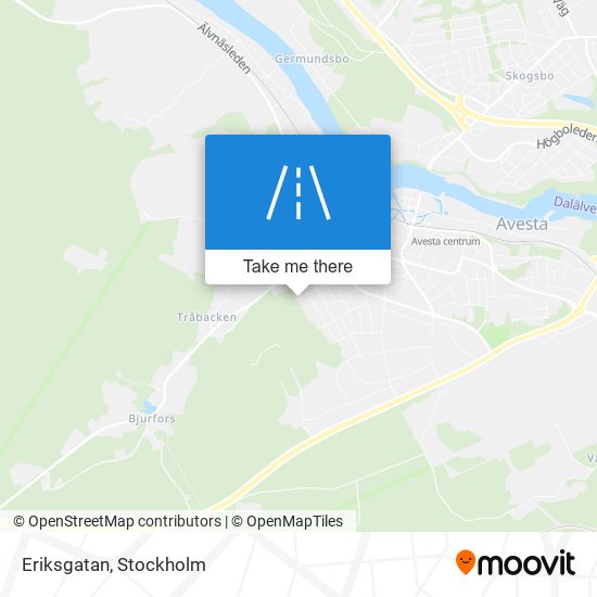 Eriksgatan map