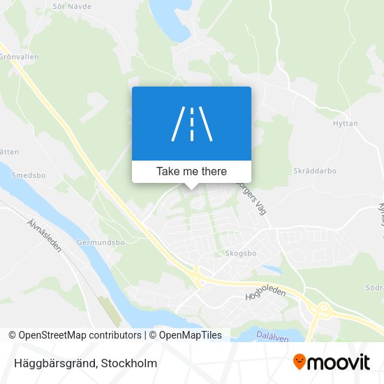 Häggbärsgränd map