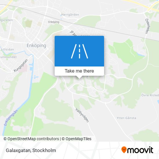 Galaxgatan map